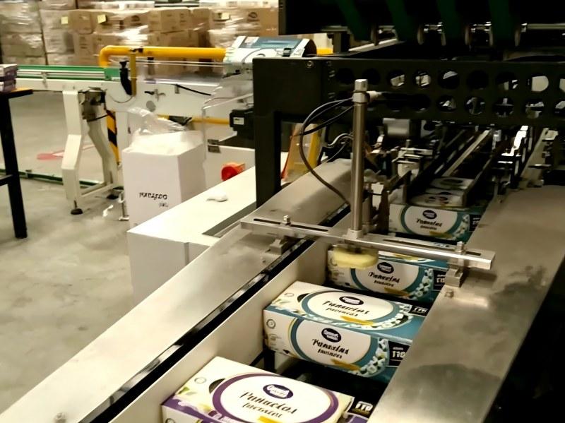 box facial tissue production line