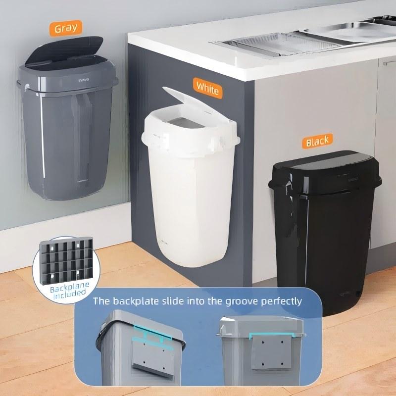wall mounted smart trash can