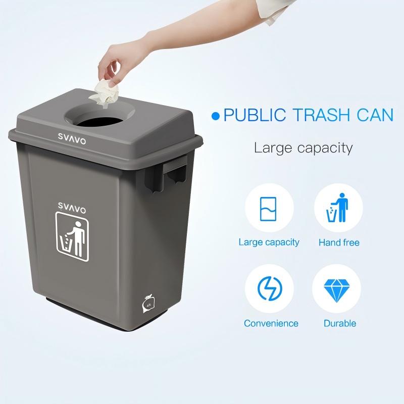 ABS Plastic Trash Can for