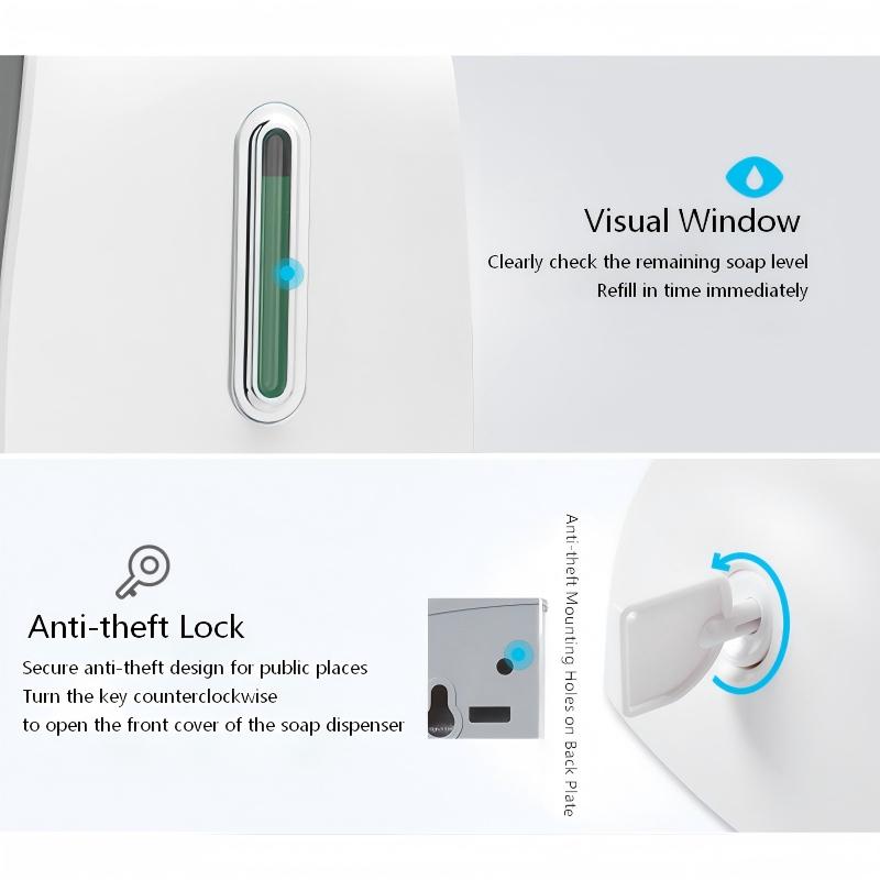 Wall-Mounted Automatic Spray Soap Dispenser