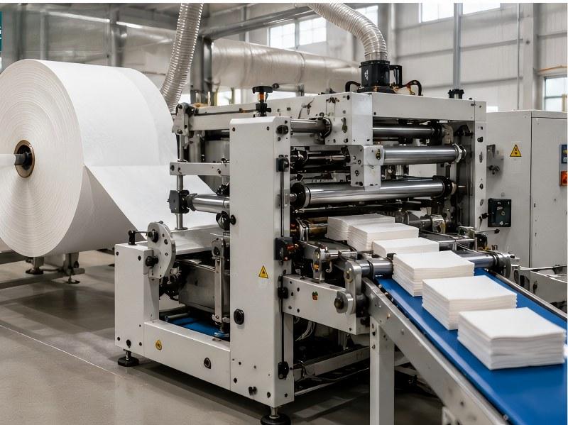 Folded Paper Napkin Production Process