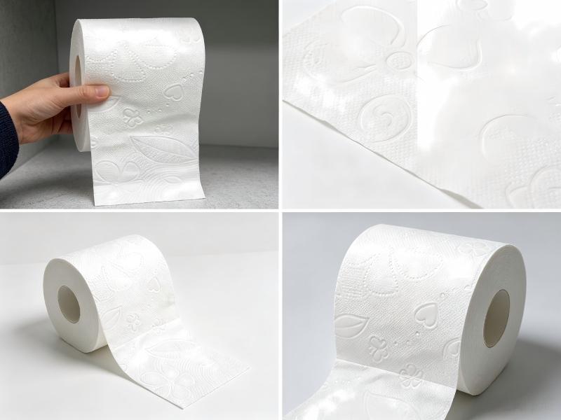 embossed toilet paper production