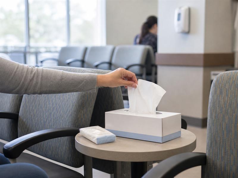 Facial Tissue for Hospitals and Clinics