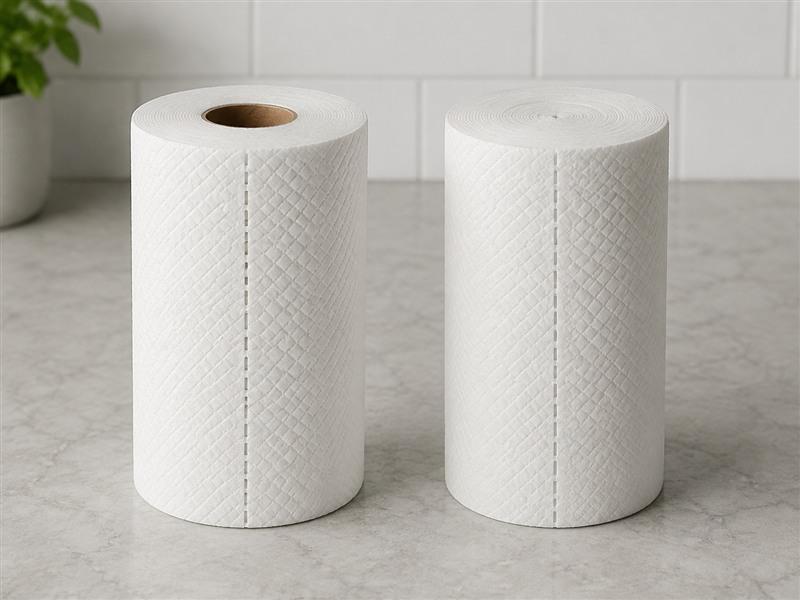 and Coreless Kitchen Towel Roll