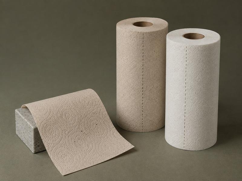 Recycled-Fiber Kitchen Towel Production Material Qualification and Rewinder