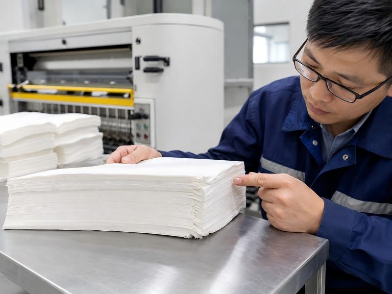 Tissue Cutting Not Clean: Operator Checks for Converting Lines