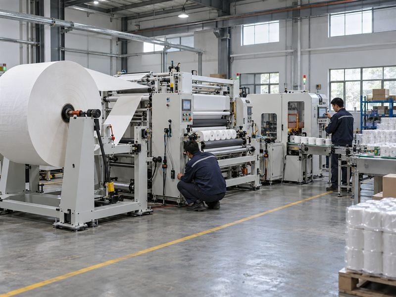 How Is a Toilet Paper Production Line Installed and Commissioned?