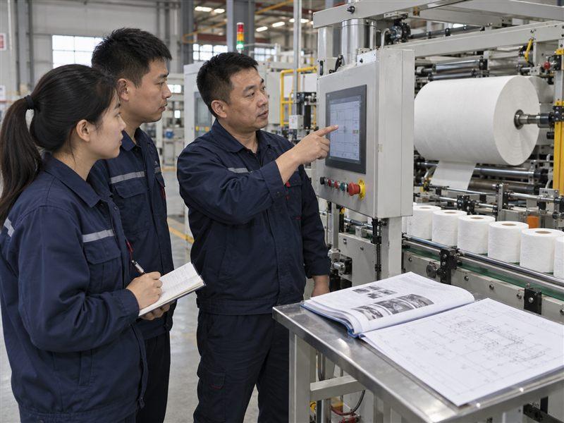 What Training and Documents Come With a Toilet Paper Machine?