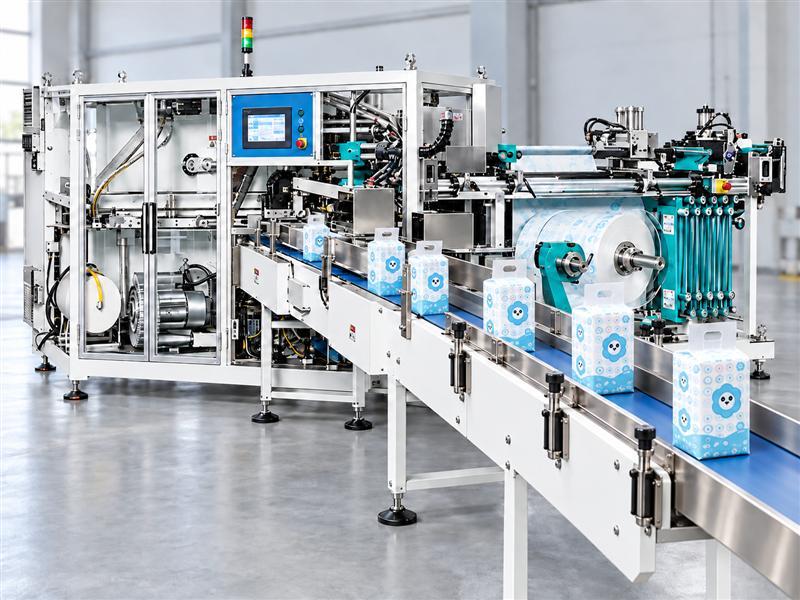 DB-IF-60P Automatic Bottom-Pull Tissue Packing Machine