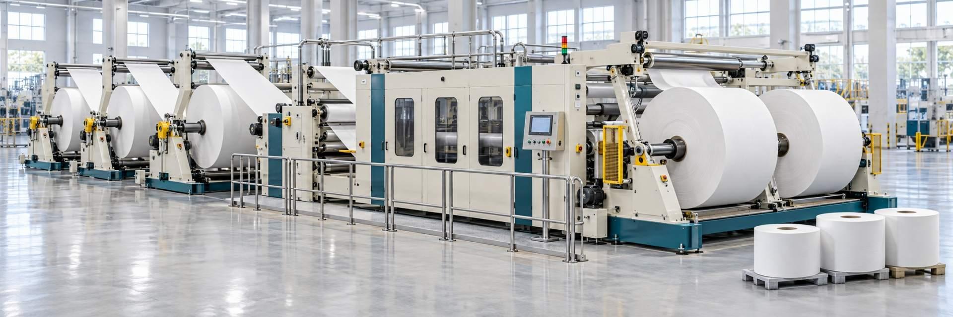 Match slitting rewinder configuration to tissue grade and output target