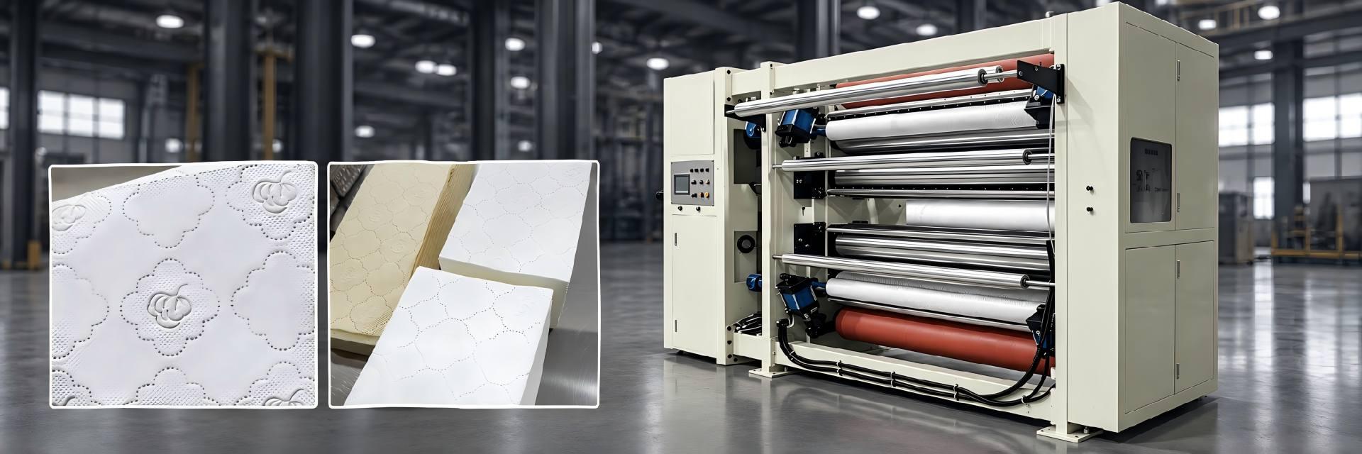 Match a Glue Free Embosser to Your Tissue Line