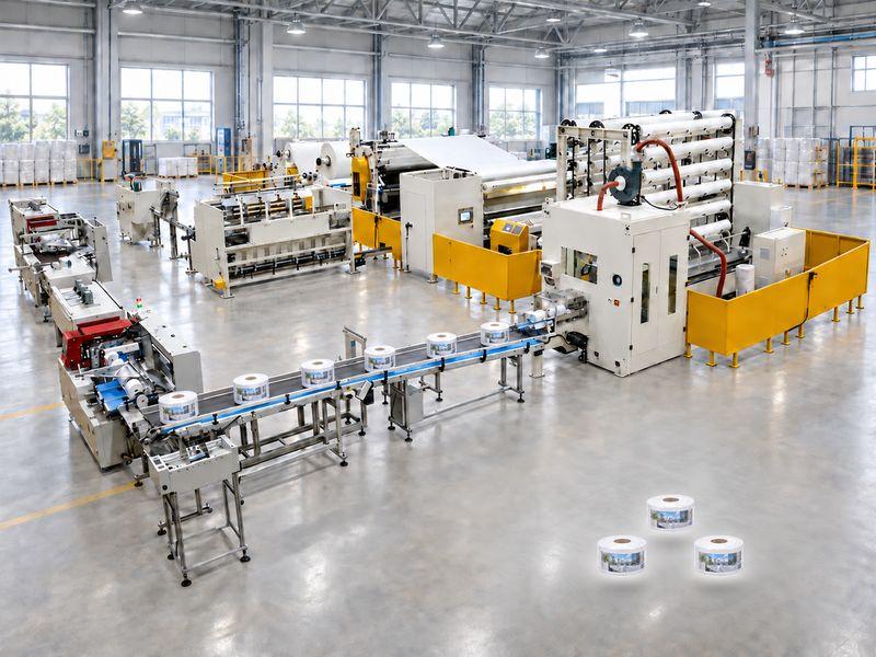 JRT Roll Rewinder Production Line