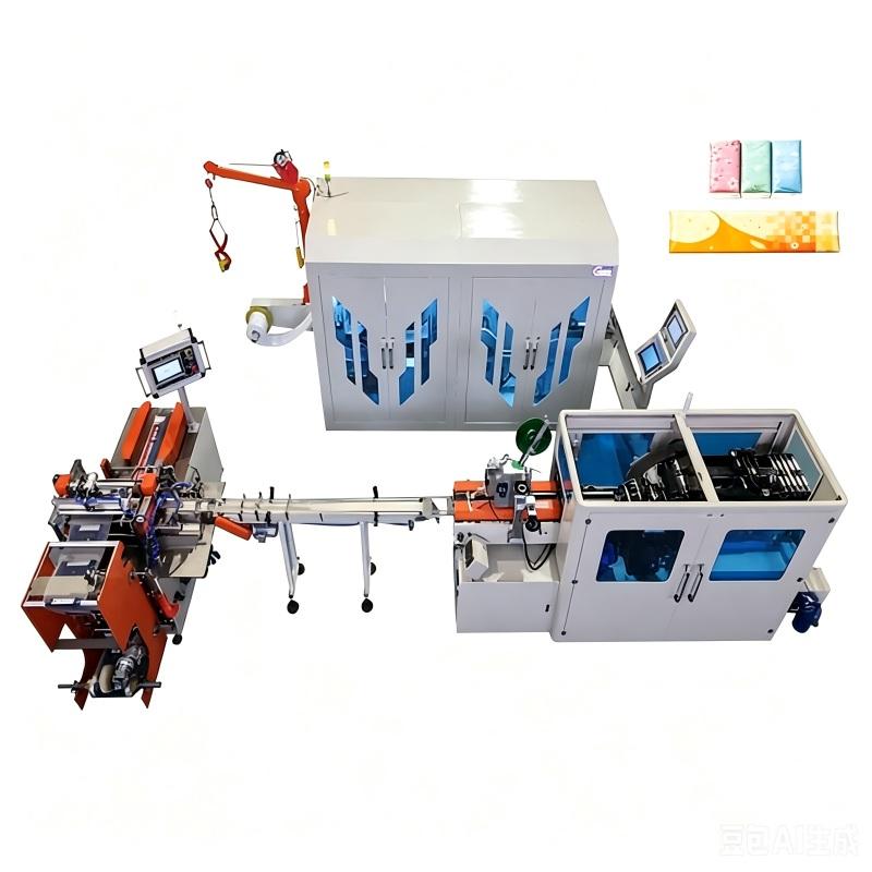 Full Servo High-Speed Single-Channel Pocket Tissue Production Line