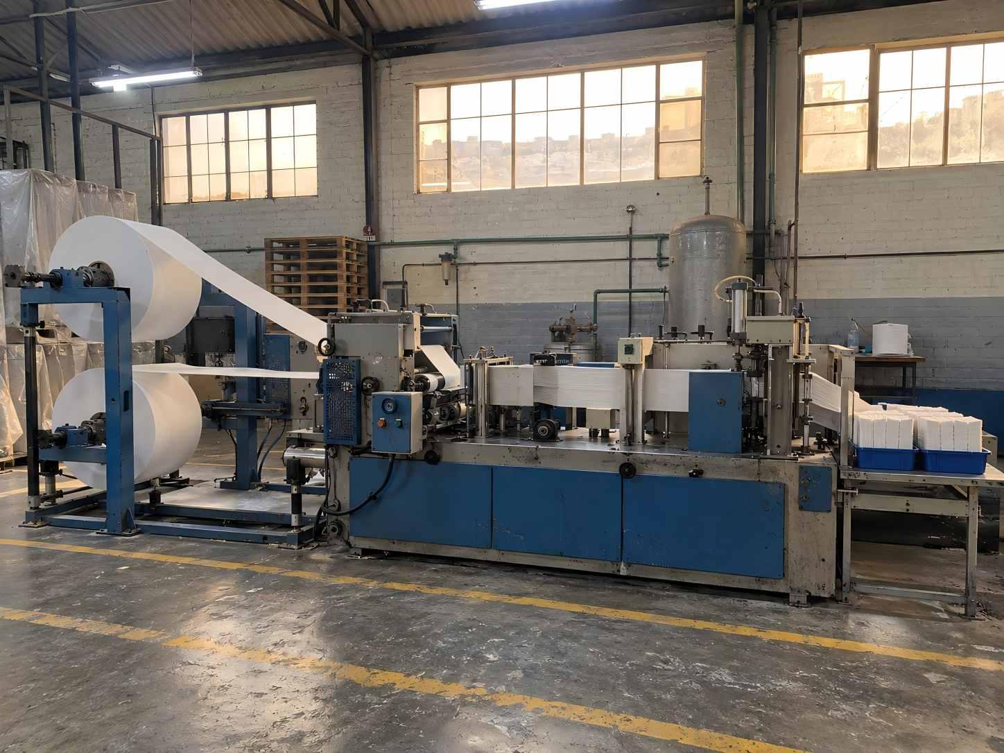 Interfold Hand Towel Paper Machine in Peru