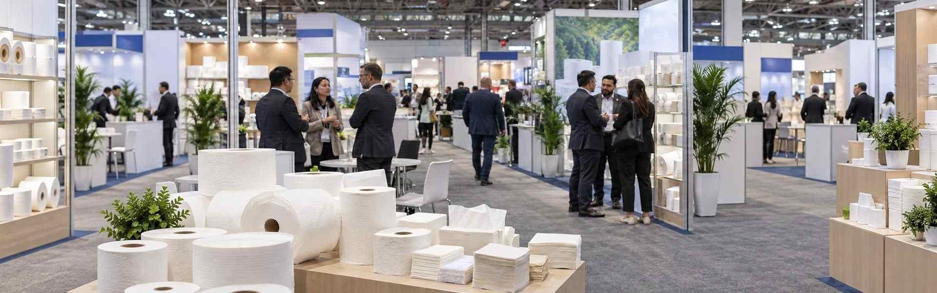 See DOUBLE tissue converting equipment in action at industry exhibitions