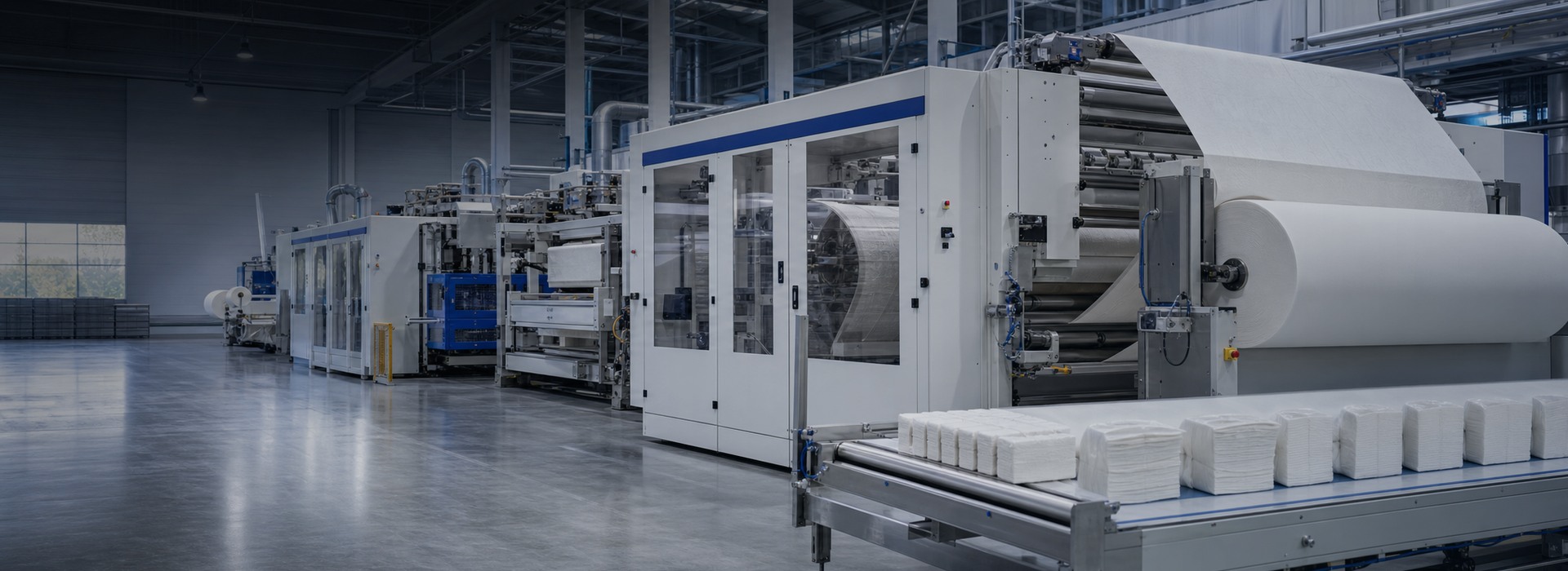Match tissue machine features to your converting line needs