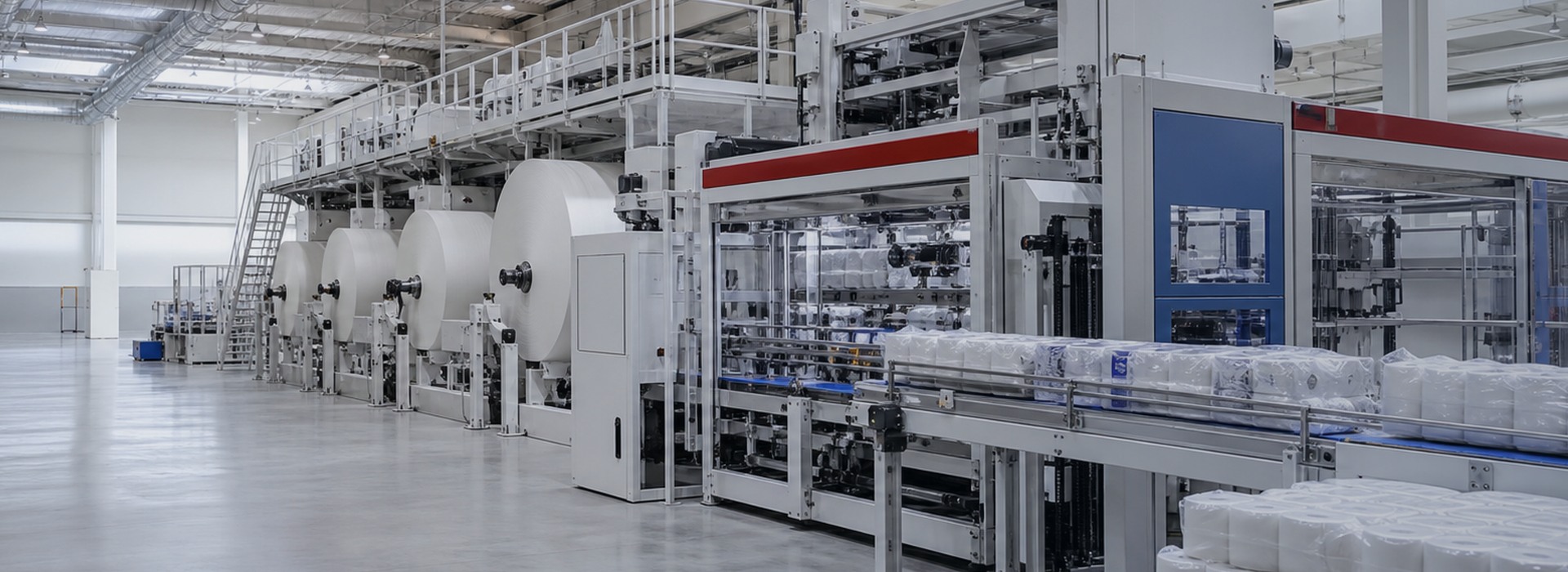 Match packing machine features to your tissue line output