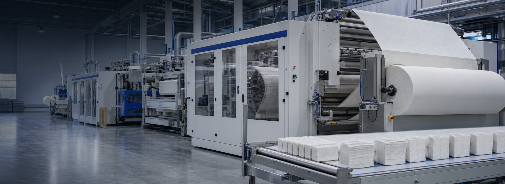 Match your tissue converting line to the finished product you plan to make