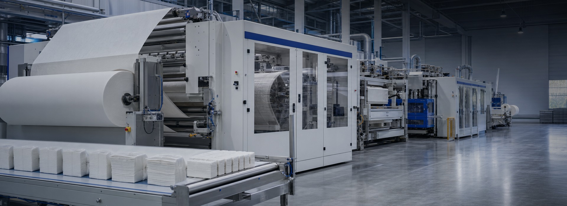 Match your tissue converting line to your product format and output target