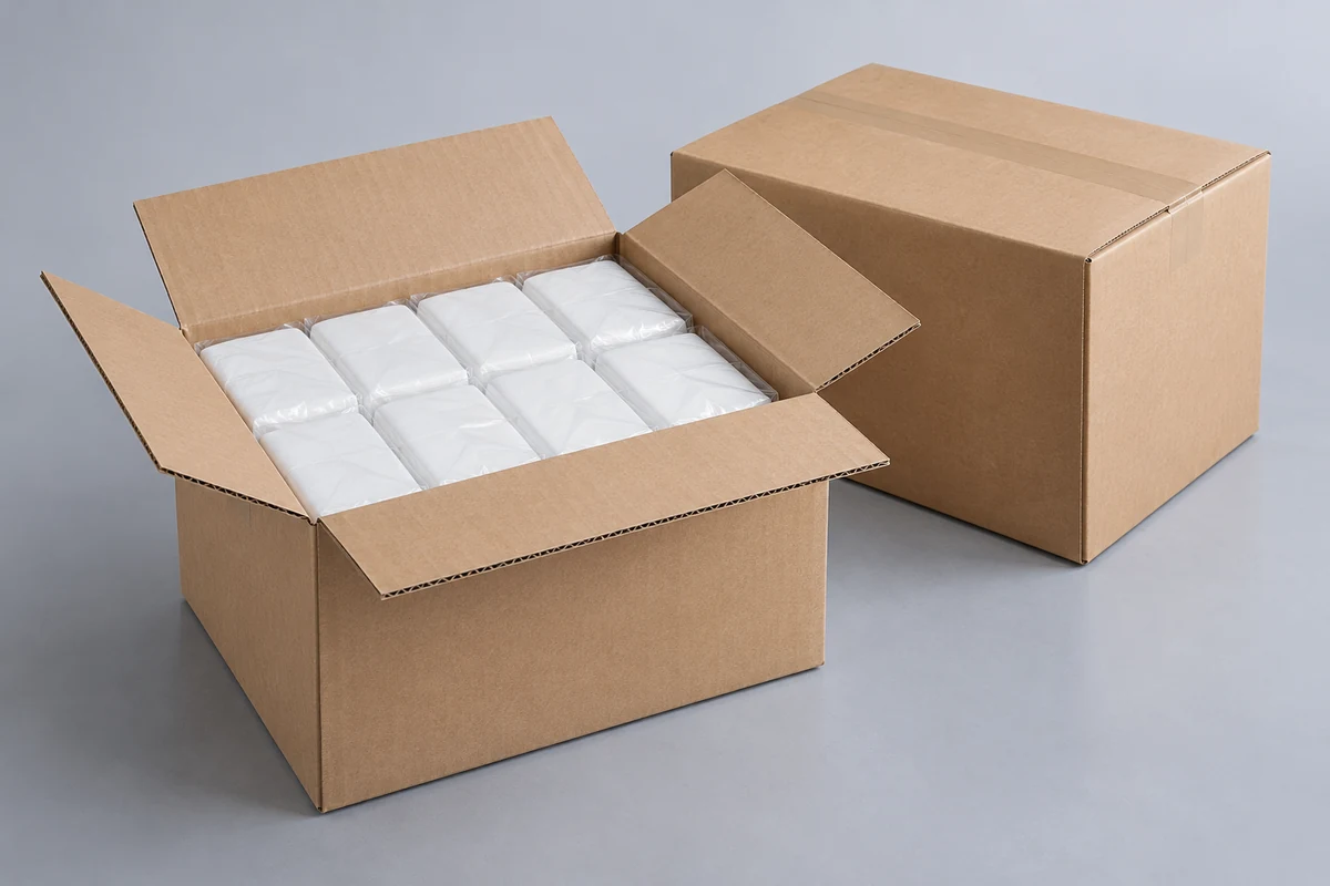 Corrugated Shipping Cartons for Tissue | DOUBLE